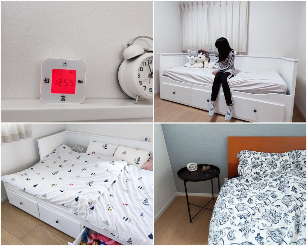 IKEAおすすめ　布団カバー　一人暮らし　イケア ベッドルーム　ヘムネスベッド