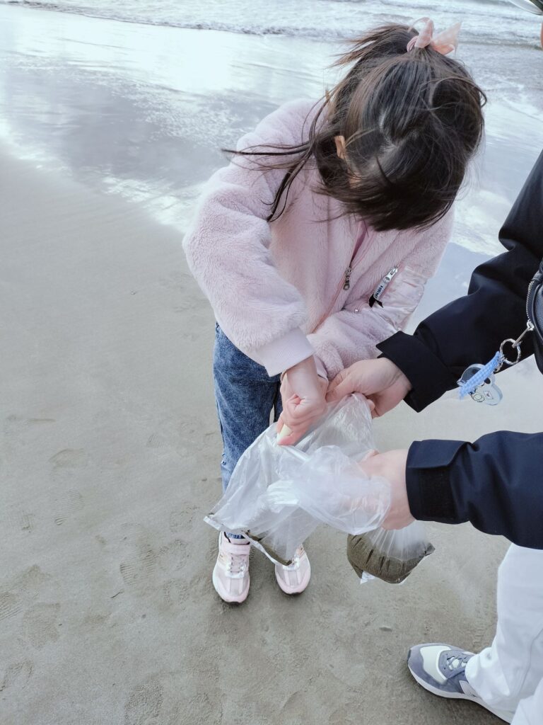 稲佐の浜の砂　出雲大社