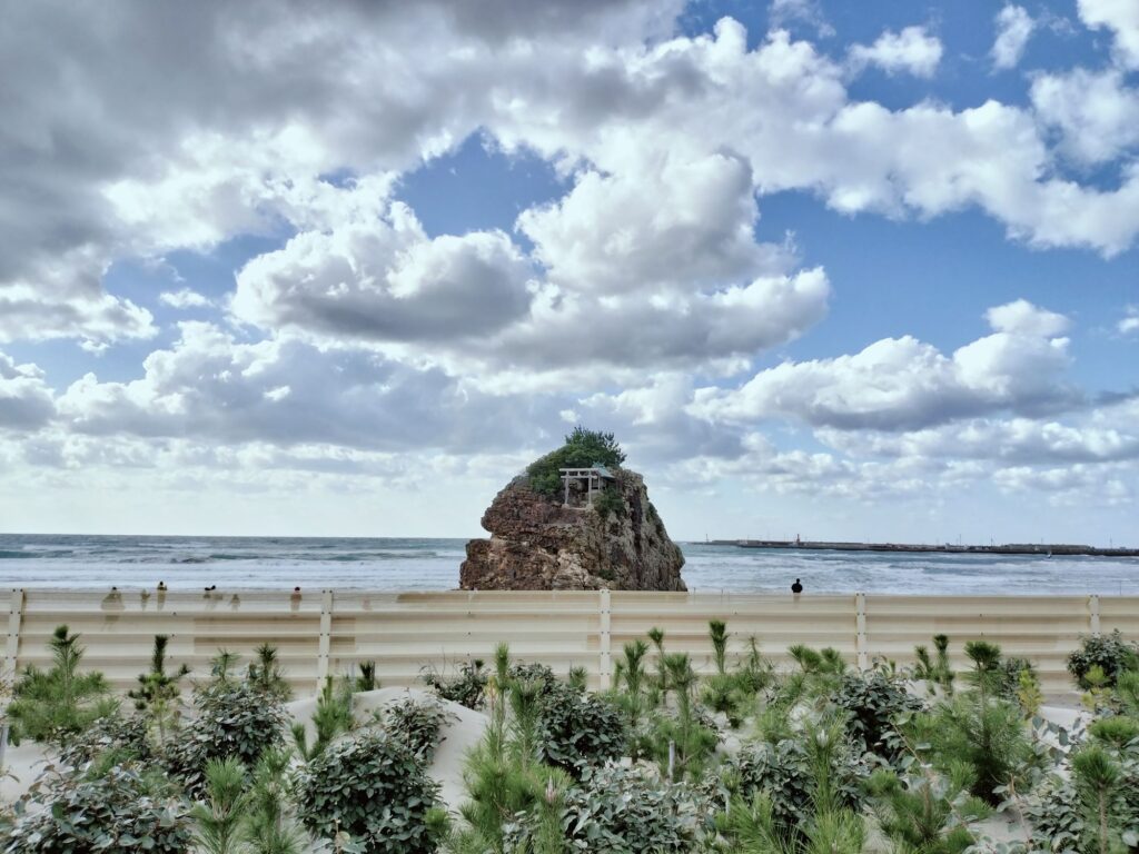 稲佐の浜　砂交換　やり方