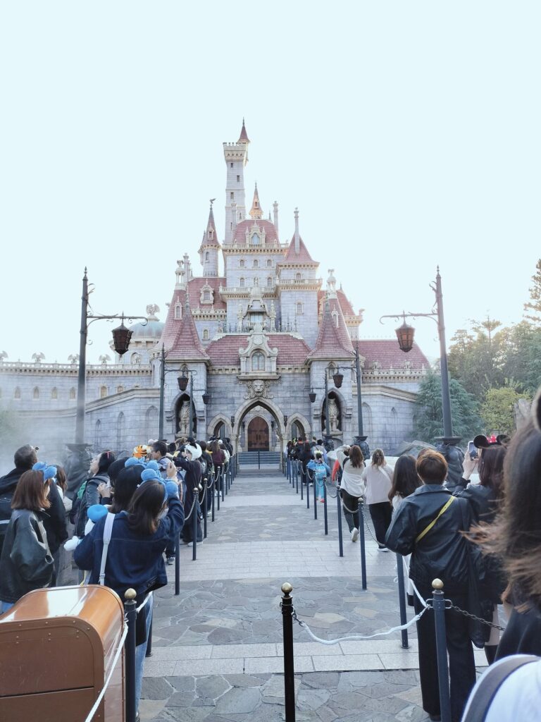 美女と野獣　待ち時間　子連れディズニー　ブログ　岡山発